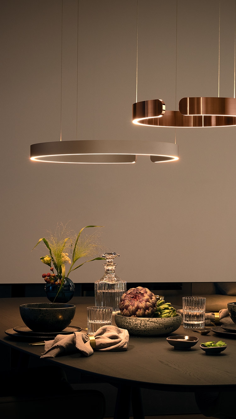 Luminaire design suspendu